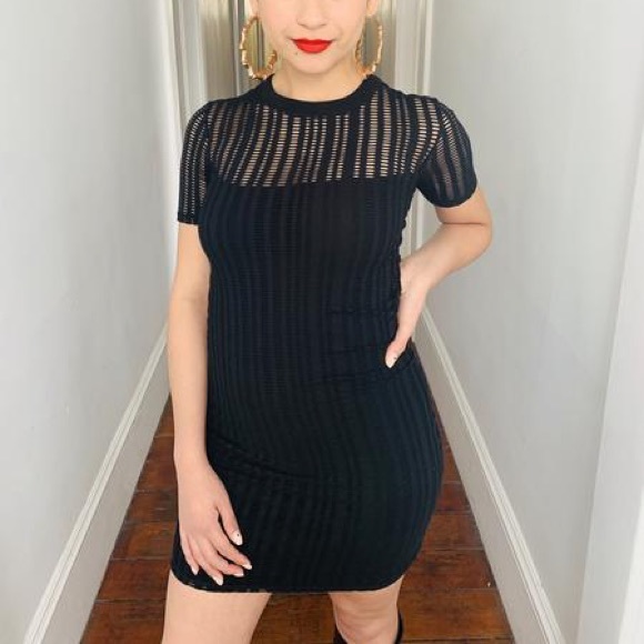 T by Alexander Wang Overlay Sheath Dress - Picture 2 of 8